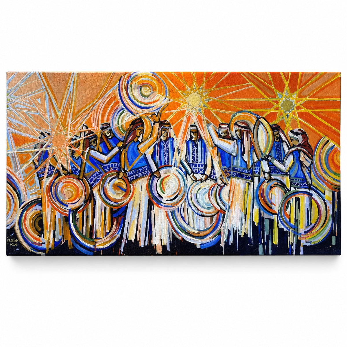 Folk Scenes by Awatif Al-Malki