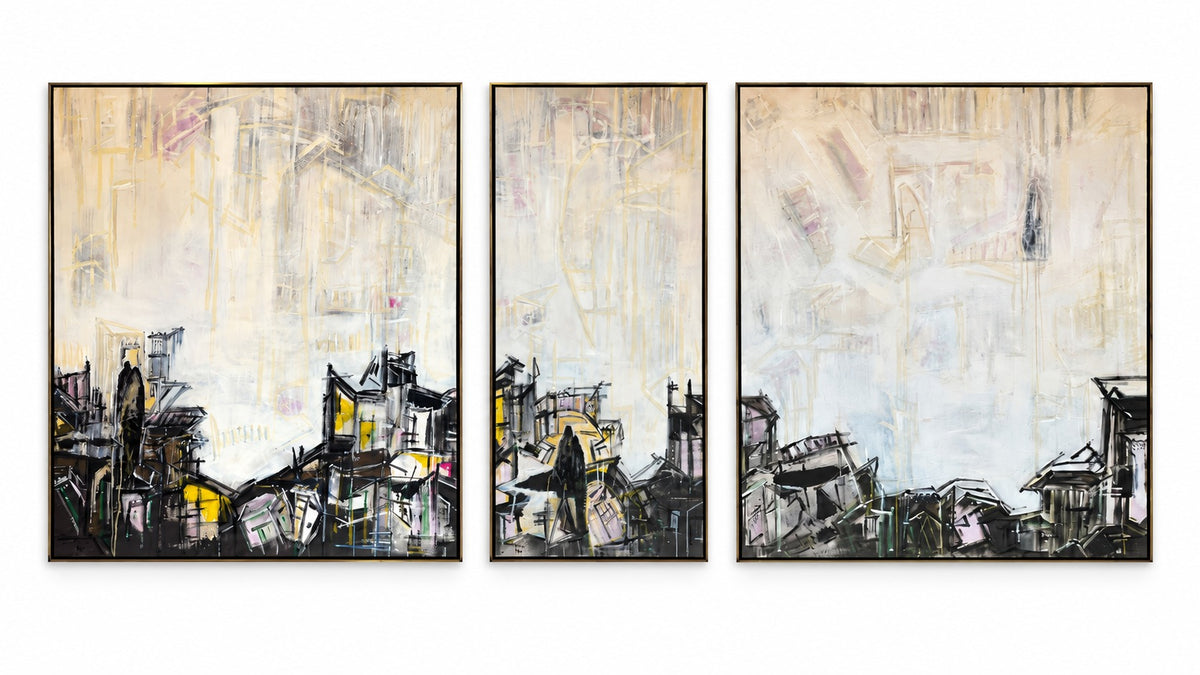 Nostalgia – Triptych by Maysa Suliman