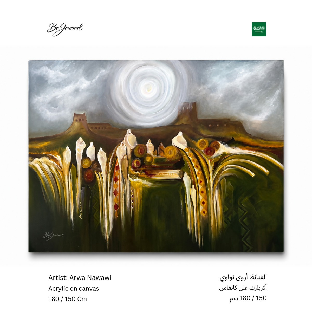Acrylic on canvas 150/180 cm